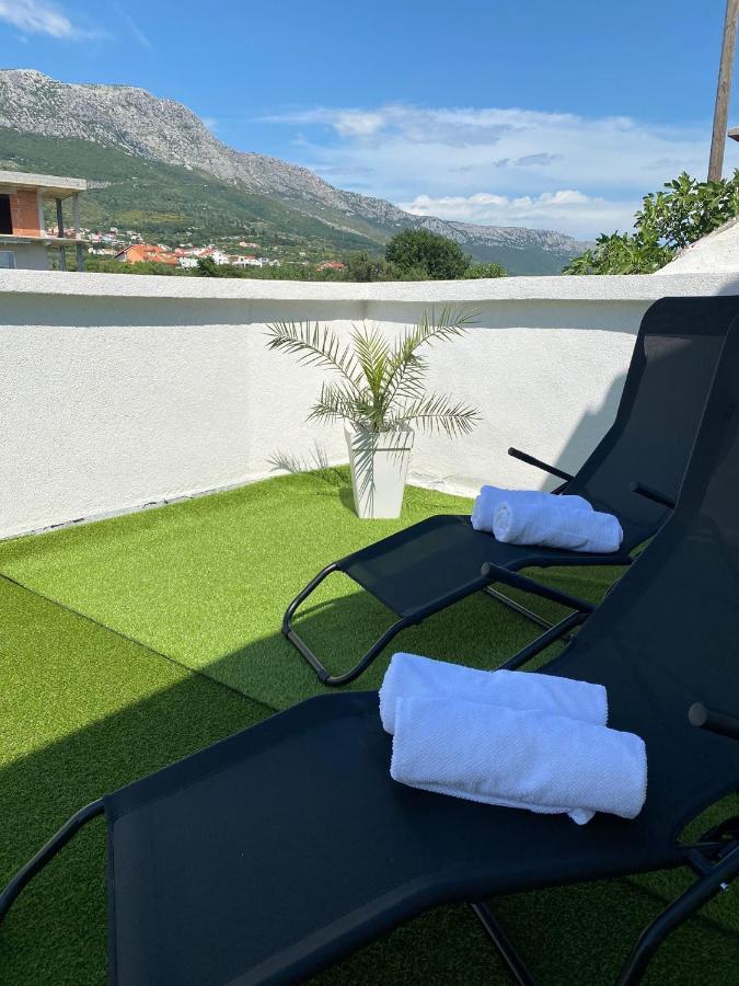 Apartment Milena Kastela Mit Whirlpool Exteriér fotografie